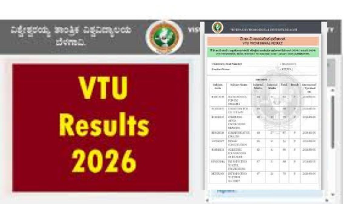 VTU Result 2026