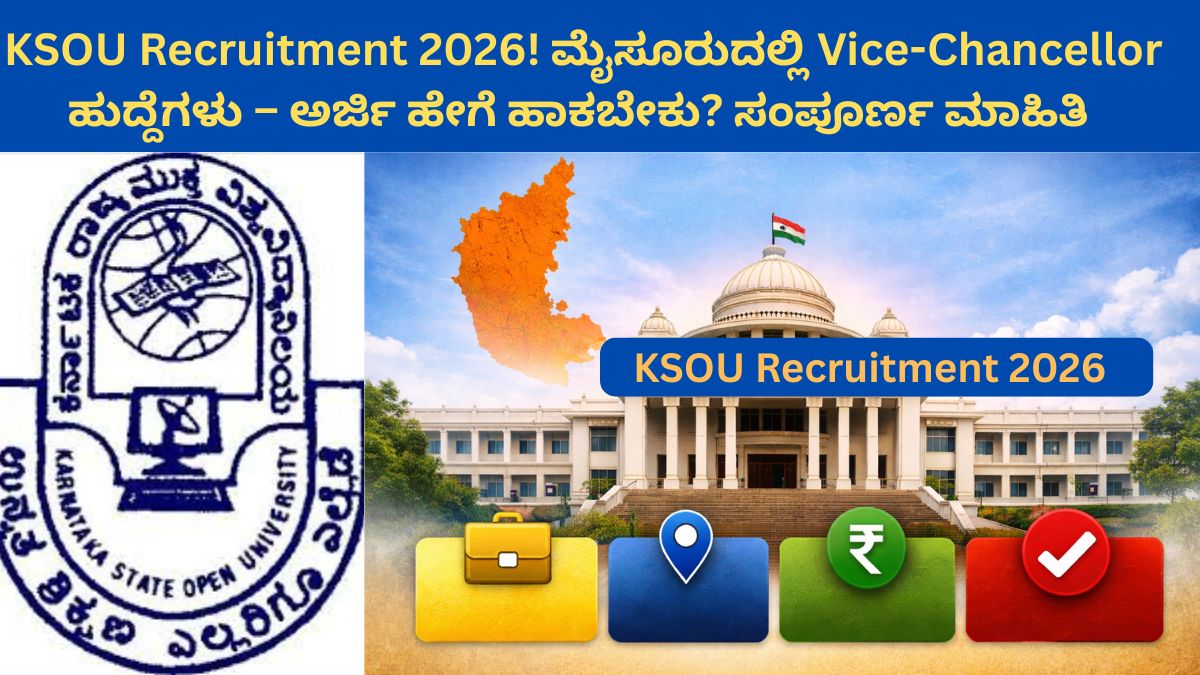 KSOU Recruitment 2026